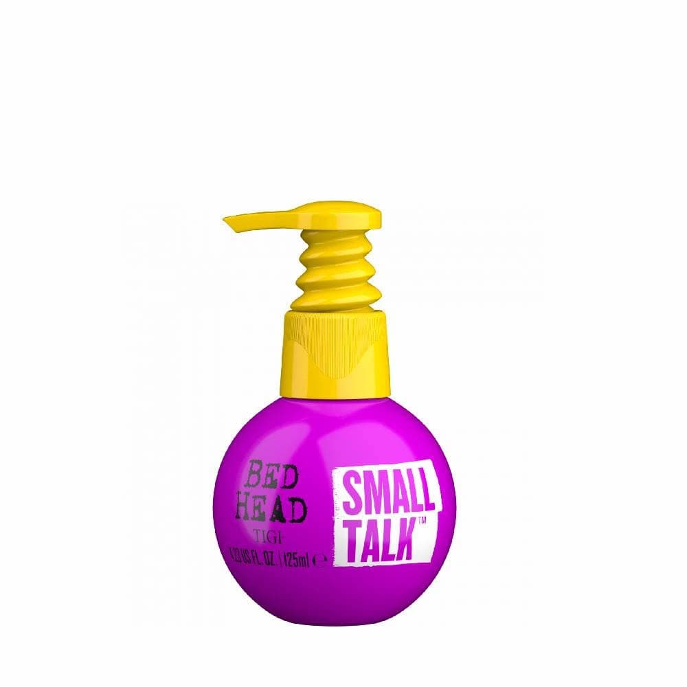 Runde violette Flasche Bed Head Small Talk mit gelber Pumpe, 125 Milliliter