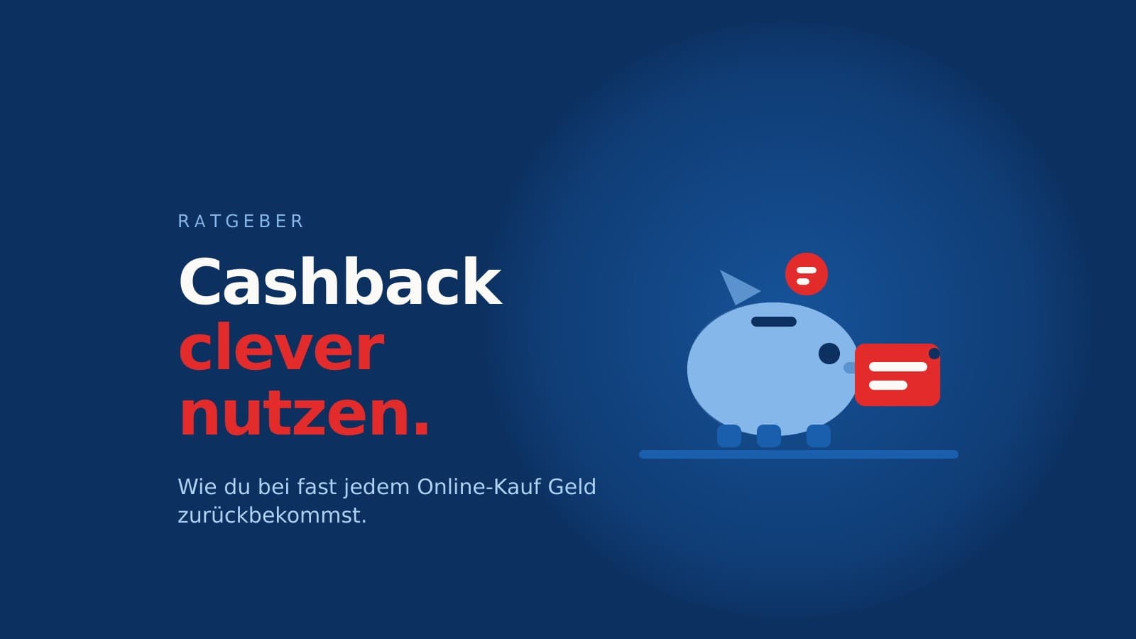 Illustration eines Sparschweins mit Münzen vor dunkelblauem Hintergrund